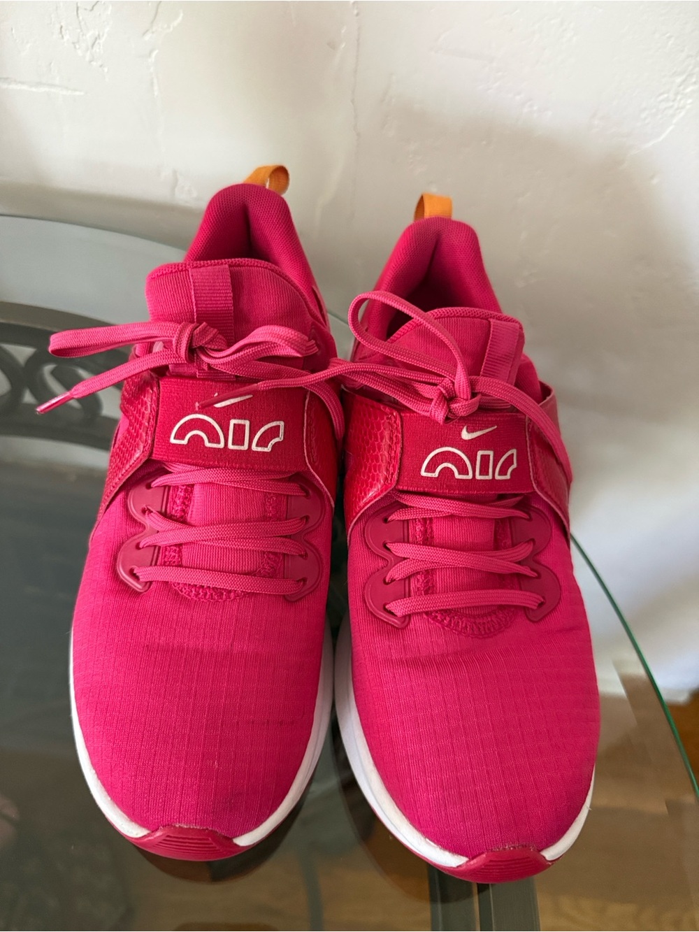 Nike Women's Hot Pink Athletic Sneakers with White Midsole